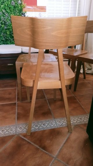 Pack 4 Sillas LISABO IKEA Madera Fresno