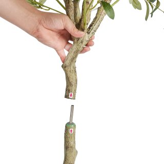 Ulivo Artificiale Realistico 155 cm con Vaso in PE