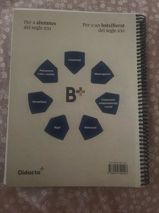 Història de la filosofia, 2 Batxillerat, B+.