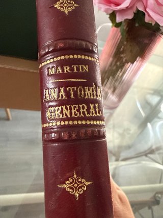 LIBRO ANATOMIA GENERAL AÑO 1892