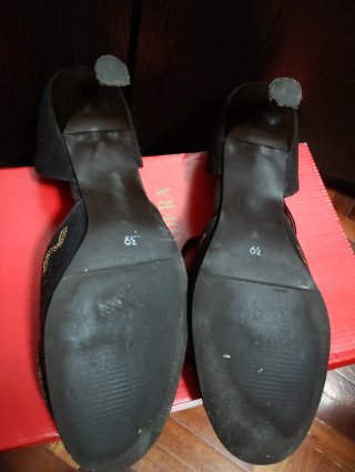 Zapatos Cruz Pradera Talla 39 Negros