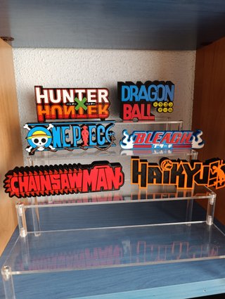 Letreros coleccion anime manga