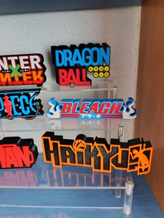 Letreros coleccion anime manga