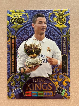Cromo Cristiano Ronaldo Total Kings 2016