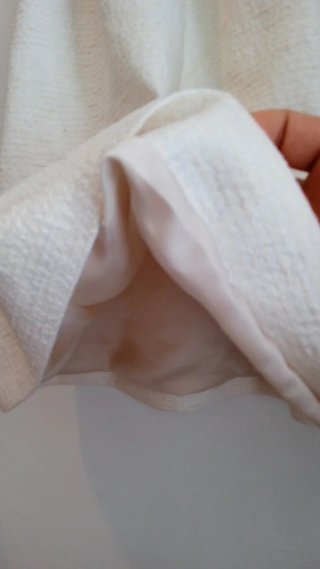 Vestido Zara Blanco Talla XS