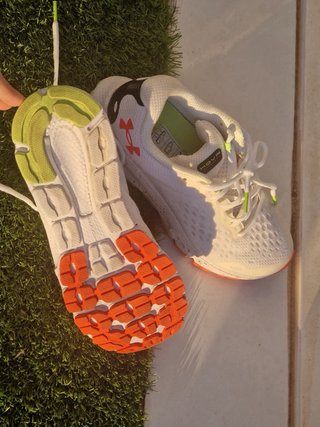 Zapatillas Under Armour Blancas Naranja