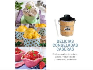 Máquina de Helados Elite Gourmet EIM916