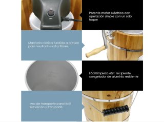 Máquina de Helados Elite Gourmet EIM916