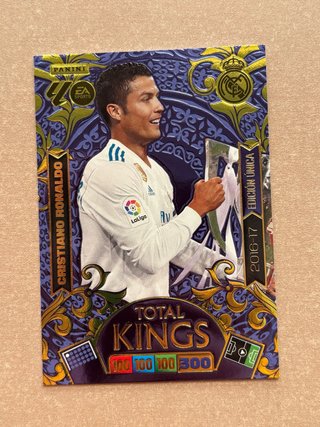 Cromo Panini Cristiano Ronaldo Total Kings 2016-17