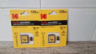 Pacchetto 2 schede MicroSD KODAK 128GB