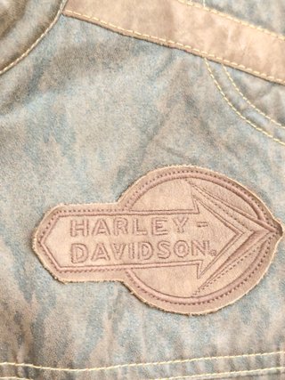 Harley-Davidson piel serpiente y ante marrón S