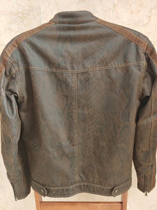 Harley-Davidson piel serpiente y ante marrón S