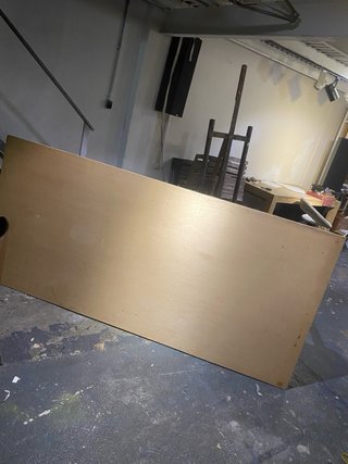 Mesa grande 226x105 cm madera + patas metálicas de