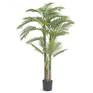 Pianta Finta Palma Dorata Alta 1 98 m con Vaso