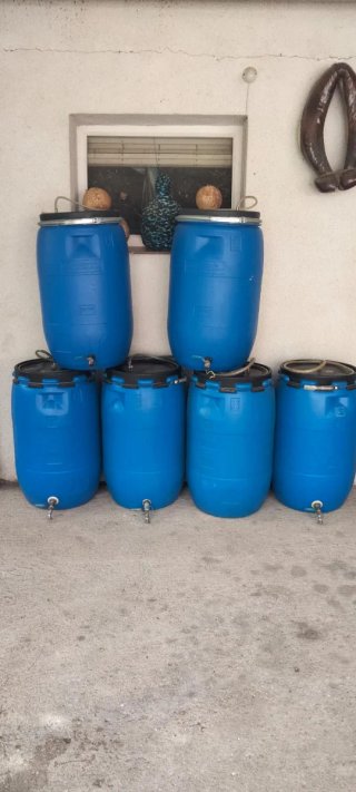Bidones para vino 125L (x6)