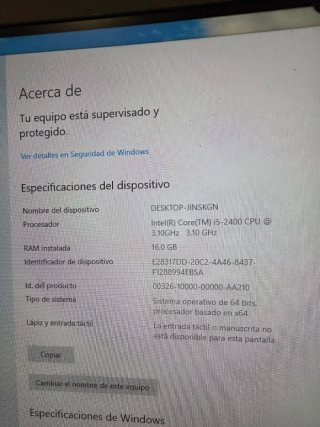 PC Gamer i5 16 RAM NVIDIA GeForce GTX 1050 256 SSD