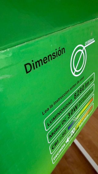Ventilador de techo con luz LED