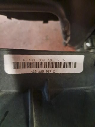 Salpicadero mercedes ml w163 a16368038875