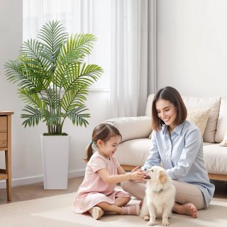 Palma Areca Artificiale 122 cm Confezione da 2