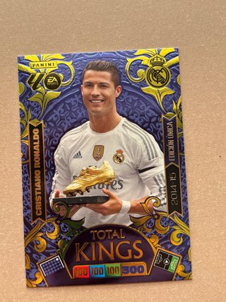 Cromo Cristiano Ronaldo Total Kings Panini 2014-15