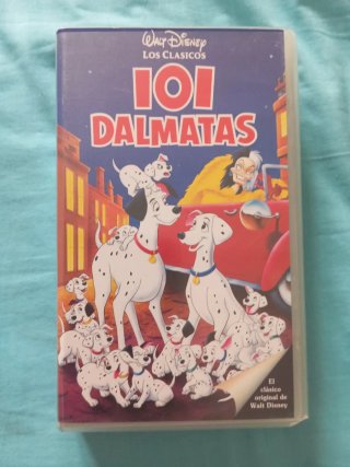 101 Dálmatas VHS Clásico Disney Español