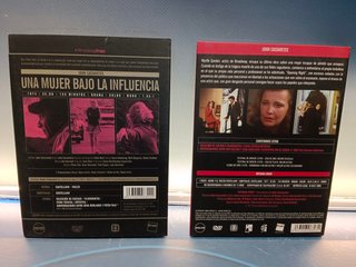 DVDs, UNA MUJER BAJO LA INFLUENCIA + OPENING NIGHT de JOHN CASSAVETES