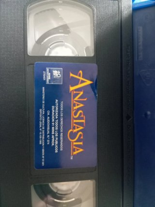 Anastasia VHS Película Animada Español