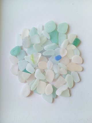 Vetro marino per creare gioielli