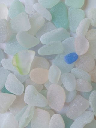 Vetro marino per creare gioielli