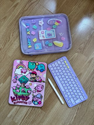 iPad Air 11 5th Gen Lila + apple pencil + teclado