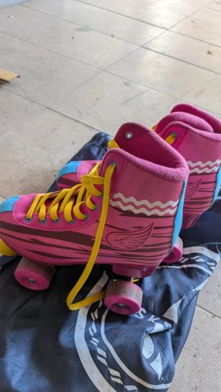 Monopattini rosa con borsa Taglia 37/38