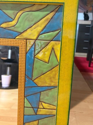 Espejo decorativo hecho a mano