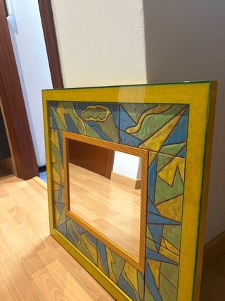 Espejo decorativo hecho a mano