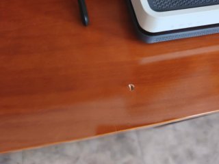 Mesa TV salón madera