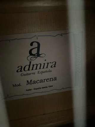 Guitarra Española Admira Macarena