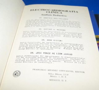 4 libros medicina, cardiología. Ecocardiografía, Electrocardiografia ...