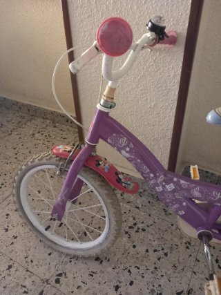 Bicicleta infantil morada
