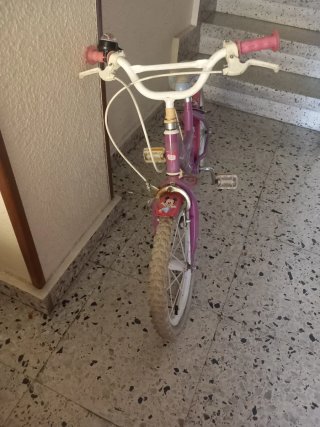 Bicicleta infantil morada