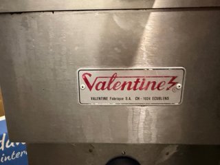 Freidora Profesional Valentine V250 Suiza para hos
