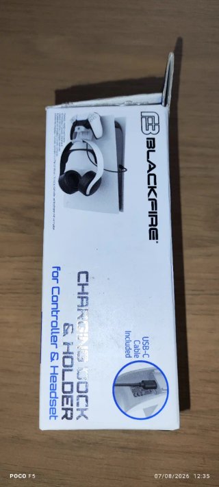 Cargador y soporte PS5 Blackfire