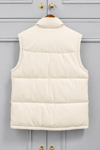 Chaleco acolchado Pull&Bear beige Talla S