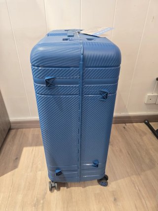 Maleta grande Movom azul cierre anclaje