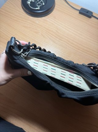 Borsa Calliope nera con catena