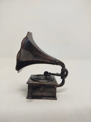 Sacapuntas Gramófono Miniatura Fundición