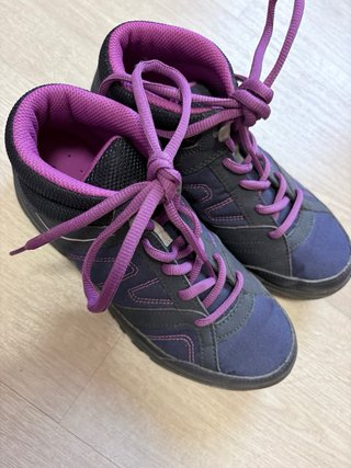 Botas senderismo Quechua niño/niña azul/morado