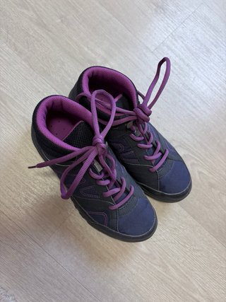 Botas senderismo Quechua niño/niña azul/morado
