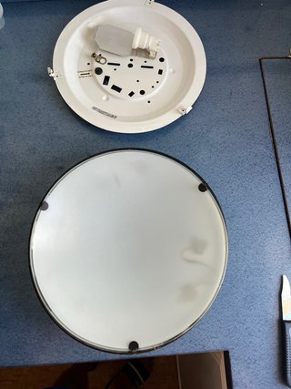 Plafón Techo Cristal y Hierro Forjado
