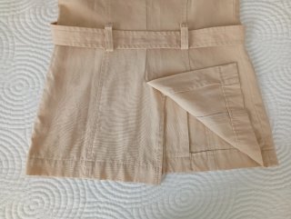 Sahariana MNG mujer manga corta beige Talla S