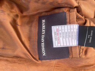 Chaqueta Piel Harley-Davidson Marrón