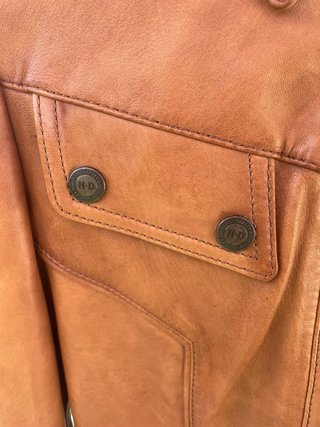Chaqueta Piel Harley-Davidson Marrón